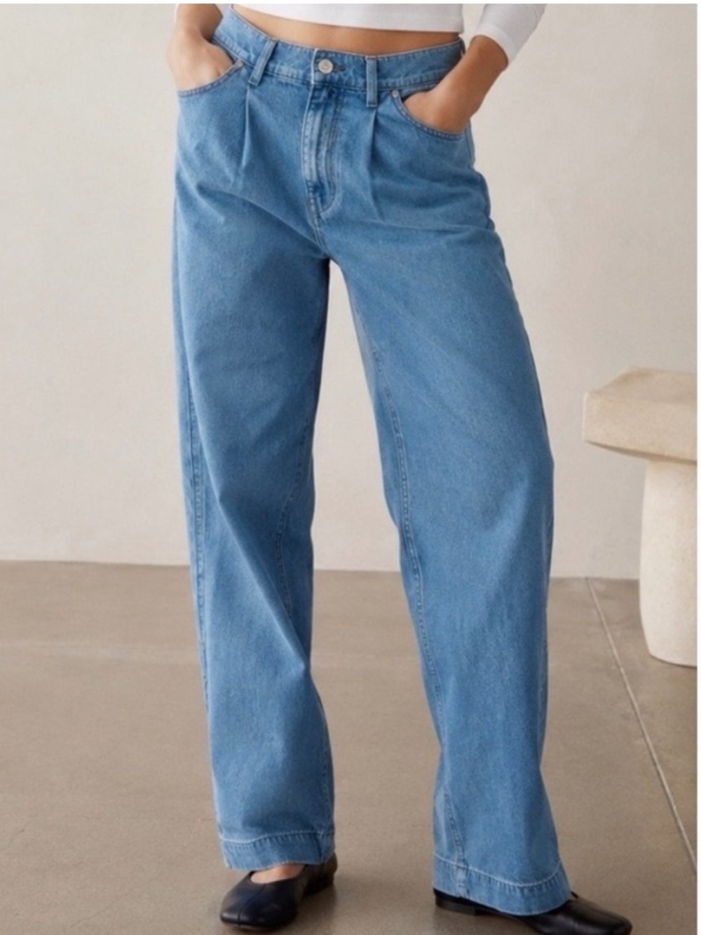 AYR THE HOOKY PLEATED JEANS 25